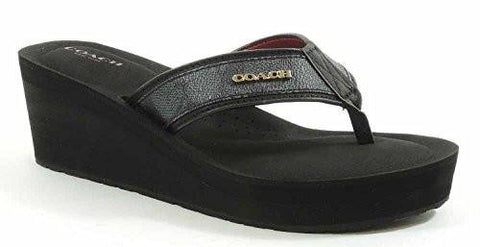 Jolene Signature Wedge Sandal 10 Bm Us Blackdenimblack