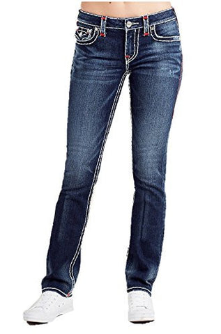 Slim Straight Super T Jean W/ Flaps In Autumn Nights 25