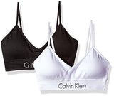 Horizon Seamless 2 Pack Bralette Blackwhite L
