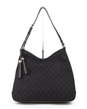 Dark Brown Gg Denim Marrakech Hobo Shoulder Bag 336659 1086