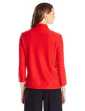 Boiled Wool Cardigan Vibrant Red Xl