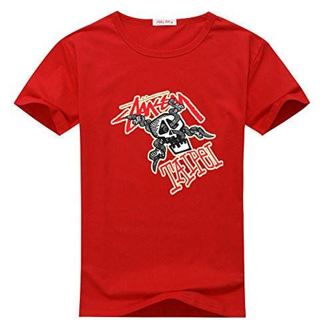 Stussy Customized For Printed Short Sve Tee Tshirt Large Red