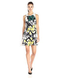 Floral Scuba Flirt Dress, Print, Large