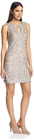 Sequin Dress, Irridescent Pink, M Us