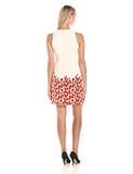 Tossed Daisy Border Sheath Dress, Cream Cherry, 8