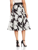 Separate Midi Skirt, Black/Ivory, 12