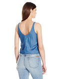 Jeans Lyocell Tank Top With Side Tie Marsha Mid Small