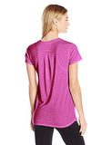 Calvin Klein Performance Epic Knit Shortsleeve Tee With Insert Shoulder Seam Pink Berry M