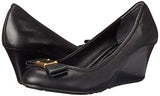 Tali Grand Bow Wdg65 Wedge Black 7 B Us