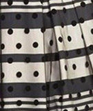 PlusSize Sleeveless Dot Overlay Fit And Flare, Black, 18W