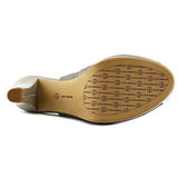 Benette Us 10 Brown Slingback Heel