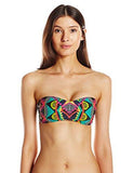 Africana Molded Cup Bandeau Bikini Top Multi 4