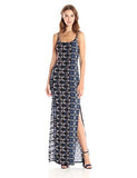 Maxi Strapy Body Con Navy Multi Xsmall