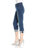 Dayla Wide Cuff Capri Jeans, Oak Hill, 10
