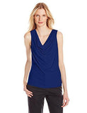 Solid Drape Neck Cami Atlantis Medium