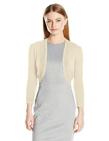 Jessica Howard Petite Separate Bolero Shrug, Natural, Pm