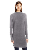 Bcbgeneration Ottoman Cocoon Tunic Top Medium Heather Grey Large