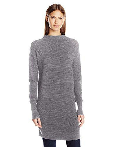 Bcbgeneration Ottoman Cocoon Tunic Top Medium Heather Grey Large