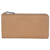 Leather Zip Wallet 332747 7709 Whisky Beige