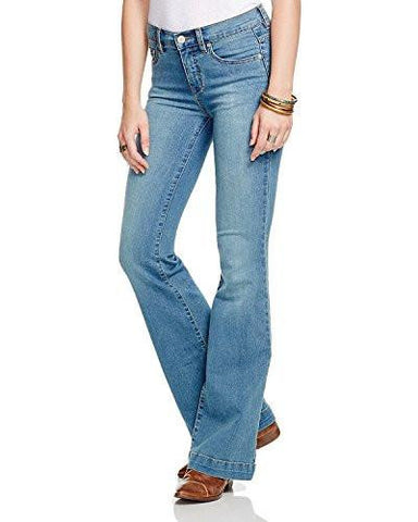 Free People Gummy MidRise Flare Jeans 24 X 33L, Stevie Wash