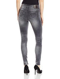 True Religion Halle Midrise Super Skinny, Black Vintage Solstice, 26