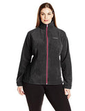 Plussize Benton Springs Full Zip Blackhaute Pink 2X