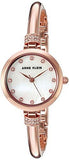 Swarovski Crystal Accented Rose Goldtone Bangle Watch And Red Jasper Beaded Bracelet Set