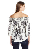 OffTheShoulder Top, Print, S