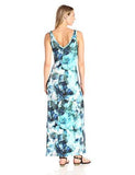 Karen Kane Sea Glass Maxi Dress, Print, Xs