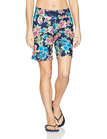 Kanu Surf Katya Upf 50 Active Floral Swim Boardshort Navy 6
