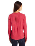 Silverwood Convertible Knit Shirt, Cranberry, Small