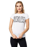 Young & Reckless Reckless Tee, White, Medium