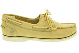 Ca14E1 Classic Boat Unlined Boat Shoe Color: Off White Soning Monochromatic Size: 55W Us