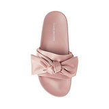 Silky Slide Sandal Pink Satin 9 M Us