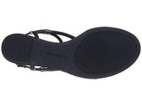 Nine West Rivers Synthetic Dress Sandal Navy 8 M Us