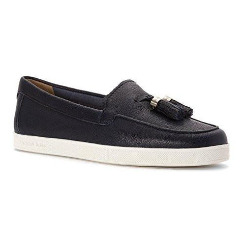 Michael Michael Kors Callahan Moc Navy Tumbled Leather 7 M