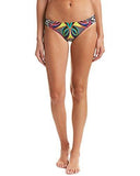 Africana Shirred Side Hipster Bikini Bottom, Multi, 4