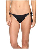 Michael Michael Kors Villa Del Mar Euro String Bikini Bottom Black Swimsuit Bottoms