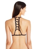 Algiers Fixed Tall Triangle Bikini Top Black 4