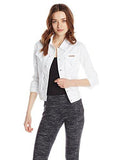 Signature Denim Jean Jacket, White, Large