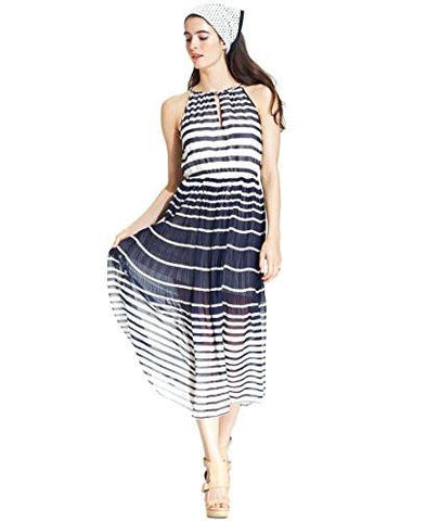 Striped Midi Dress Medium