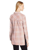 Tunic Button Front Shirt Rose Smoke Multi Small