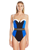 Kenneth Cole York Stompin In My Stilettos Underwire Mio One Piece Swimsuit Black Medium