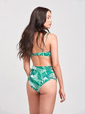 Leila Underwire Swim Top Palm Tropical S Swimwear Bikini Palm Tropical