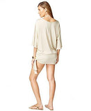 Michael Michael Kors Sidetie Tunic Swim Cover M Sand
