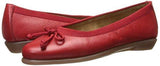 Fast Bet Ballet Flat Red Leather 8 W Us