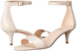 Nine West Leisa Leather Heeled Dress Sandal Off White 7 M Us