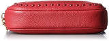 Lacquer Rivets Crossbody Clutch Red Currant Clutch