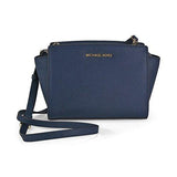 Michael Michael Kors Selma Medium Messenger Navy One Size