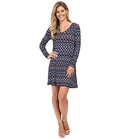 Karen Kane VNeck ALine Dress Print Dress
